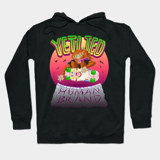 YETI JED Hoodie by andewhallart